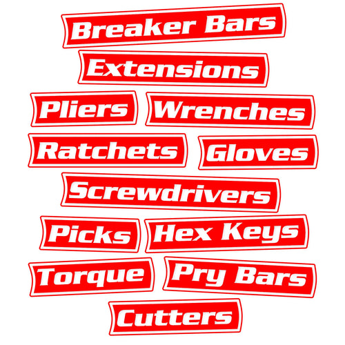 auto hand tools red