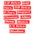auto sockets red