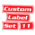 Custom Toolbox Pack 11 labels (red)