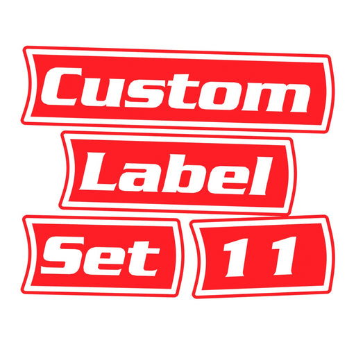 Custom Toolbox Pack 11 labels (red)