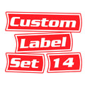 Custom Toolbox Pack 14 labels (red)