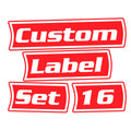 Custom Toolbox Pack 16 labels (red)