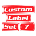 Custom Toolbox Pack 7 labels (red)