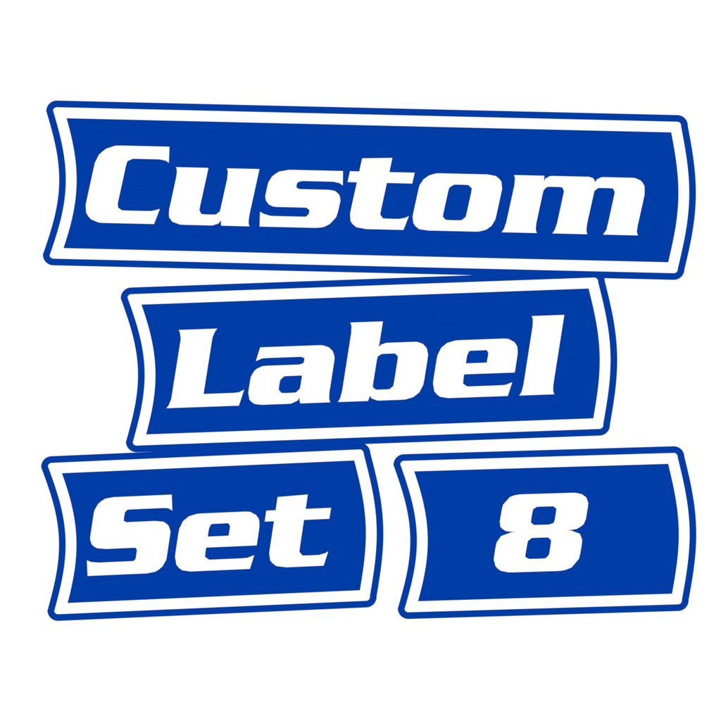 Custom Toolbox Pack 8 labels (blue)