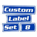 Custom Toolbox Pack 8 labels (blue)