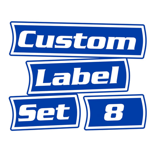 Custom Toolbox Pack 8 labels (blue)