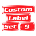 Custom Toolbox Pack 9 labels (red)